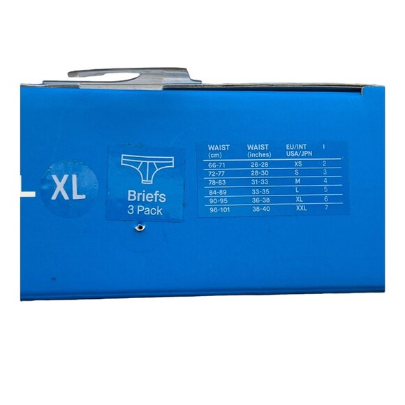 New Diesel Xl Cotton Mens Briefs 3 Pack Black - Picture 2 of 5